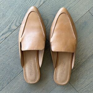 Madewell beige leather flats - Size 7.5